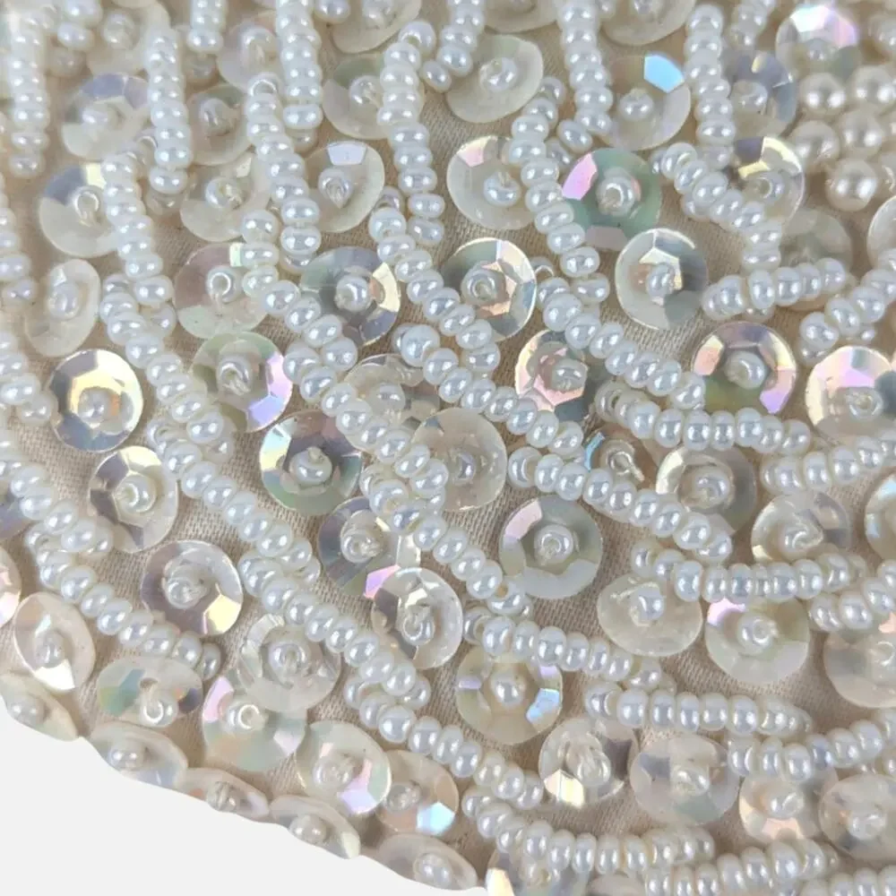 1960s Princess Gardner Mid Century Glam Beaded Sequin Coin Purse